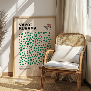 Green Polka Dot | Yayoi Kusama