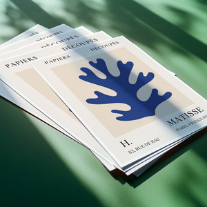 Papiers Decoupes Blue Coral | Henri Matisse