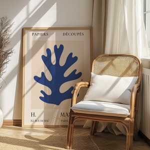 Papiers Decoupes Blue Coral | Henri Matisse