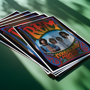 R.E.M Concert Poster