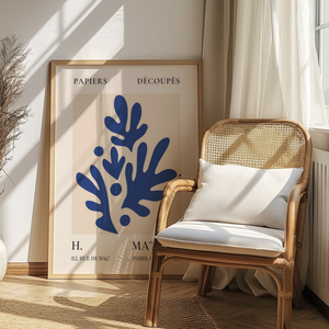 Papiers Decoupes Blue Abstract | Henri Matisse