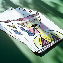 Load image into Gallery viewer, Smoking Goddess | GeoVerse Art
