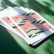 Load image into Gallery viewer, Japanese Woodblock Pink Sky | Bijutsu Sekai
