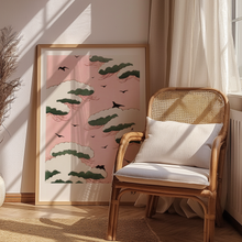 Load image into Gallery viewer, Japanese Woodblock Pink Sky | Bijutsu Sekai
