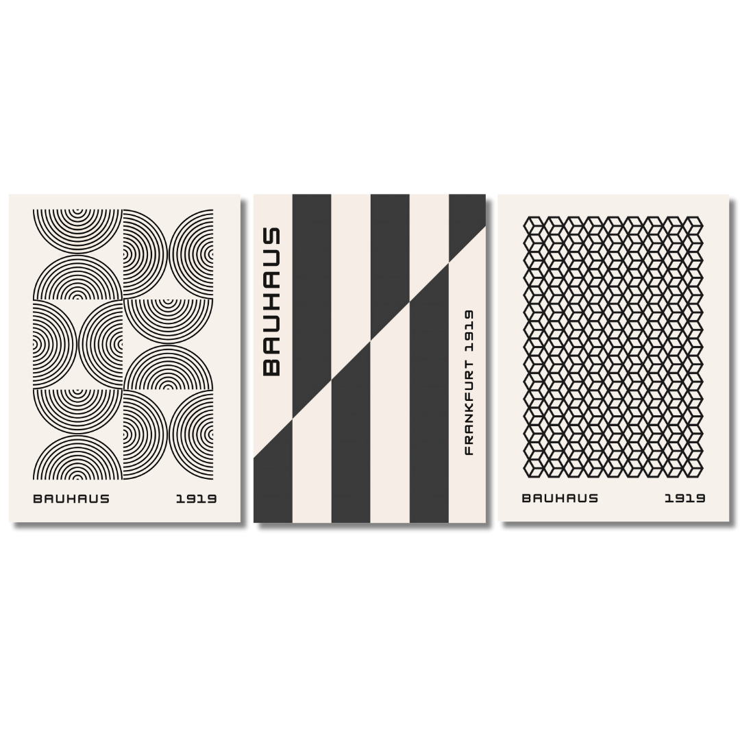 Set of 3 | Bauhaus