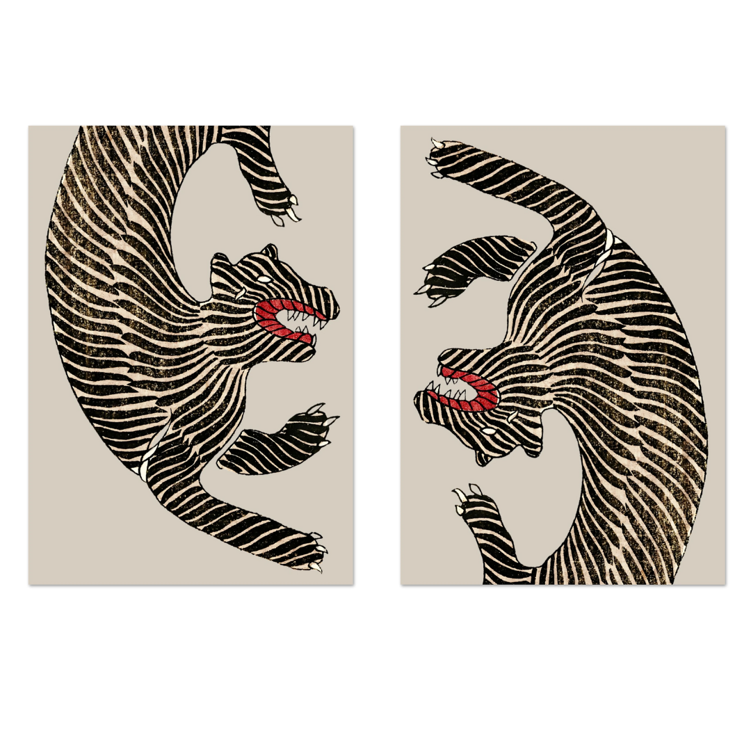 Japanese Tigers Set of 2 | Taguchi Tomoki