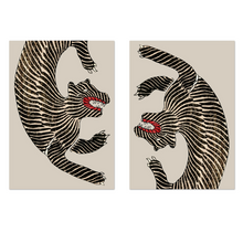 Load image into Gallery viewer, Japanese Tigers Set of 2 | Taguchi Tomoki
