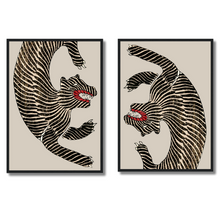 Load image into Gallery viewer, Japanese Tigers Set of 2 | Taguchi Tomoki
