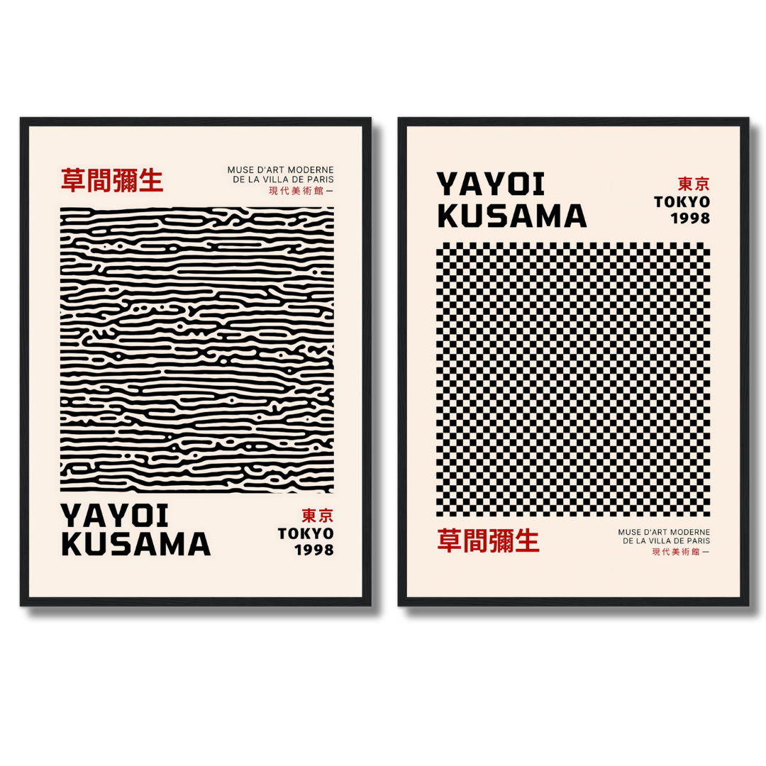 Muse D'Art Moderne Set of 2 | Yayoi Kusama